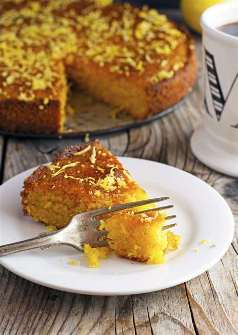 lemon almond polenta cake recipe