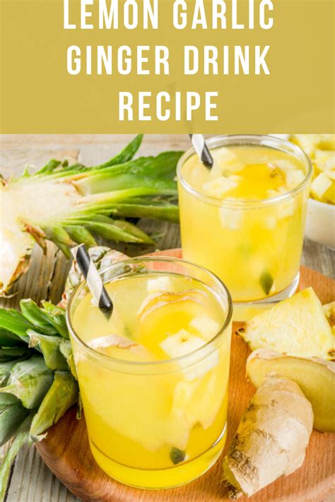 lemon and ginger drink