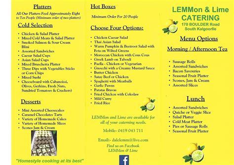 Lemon And Lime Kalgoorlie