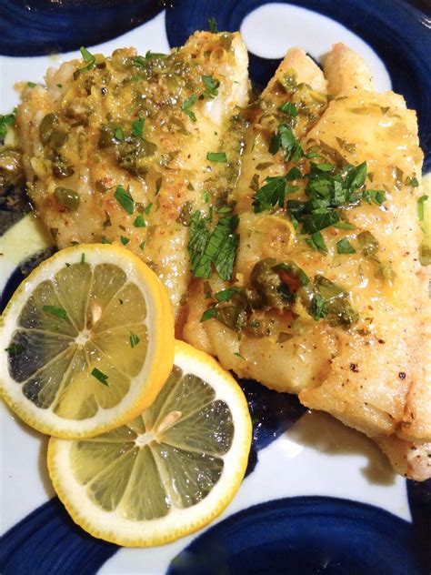 Lemon Butter Caper Haddock