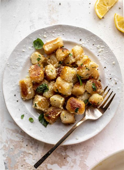 Lemon Cauliflower Gnocchi