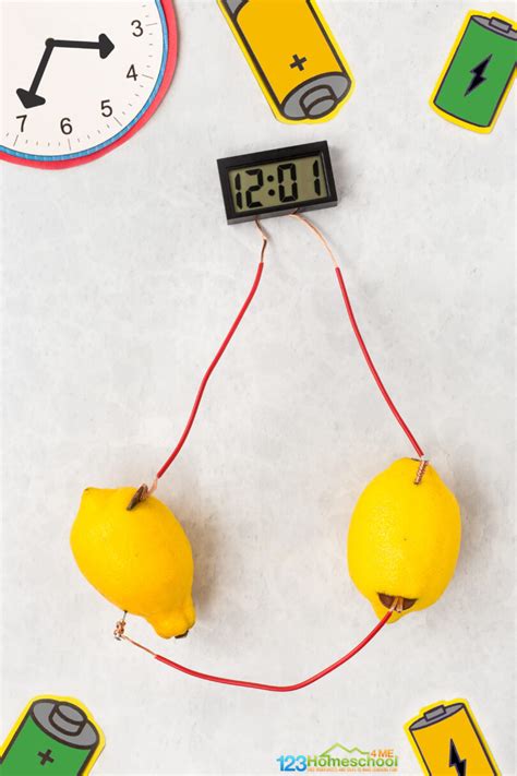 Lemon Clock Experiment
