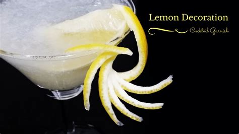 Lemon Cocktail Decorations