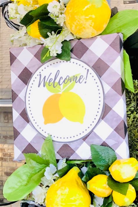 Lemon Decor Dollar Tree