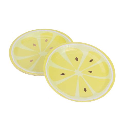Lemon Dessert Paper Plates