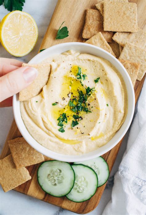 Lemon Garlic Hummus Dressing