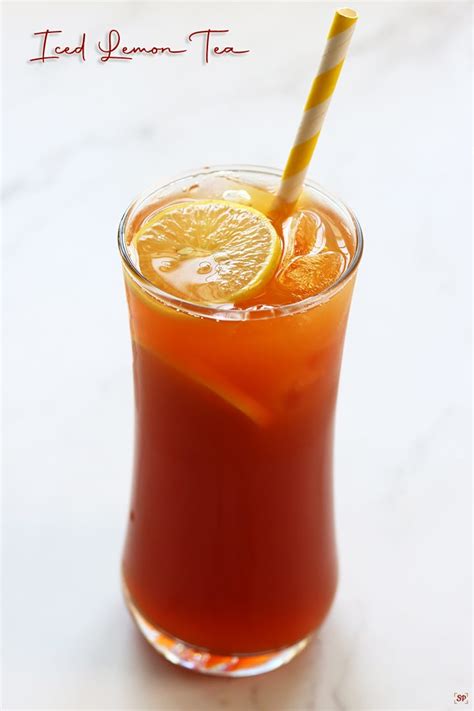Lemon Infused Iced Tea