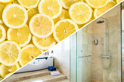 lemon oil for cleaning shower doors