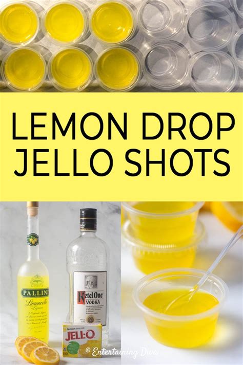 Lemon Vodka Jello Shots