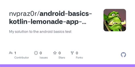 Lemonade App Kotlin Solution