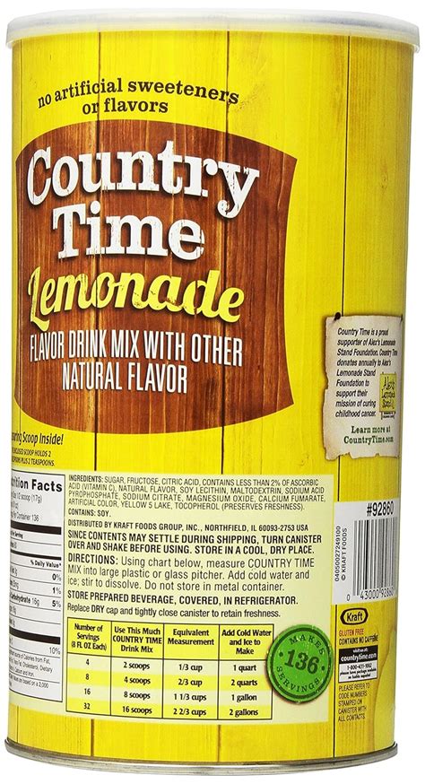 Lemonade Recipe Country Time