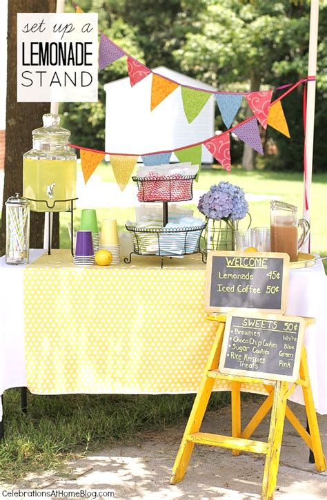 Lemonade Stand Set Up