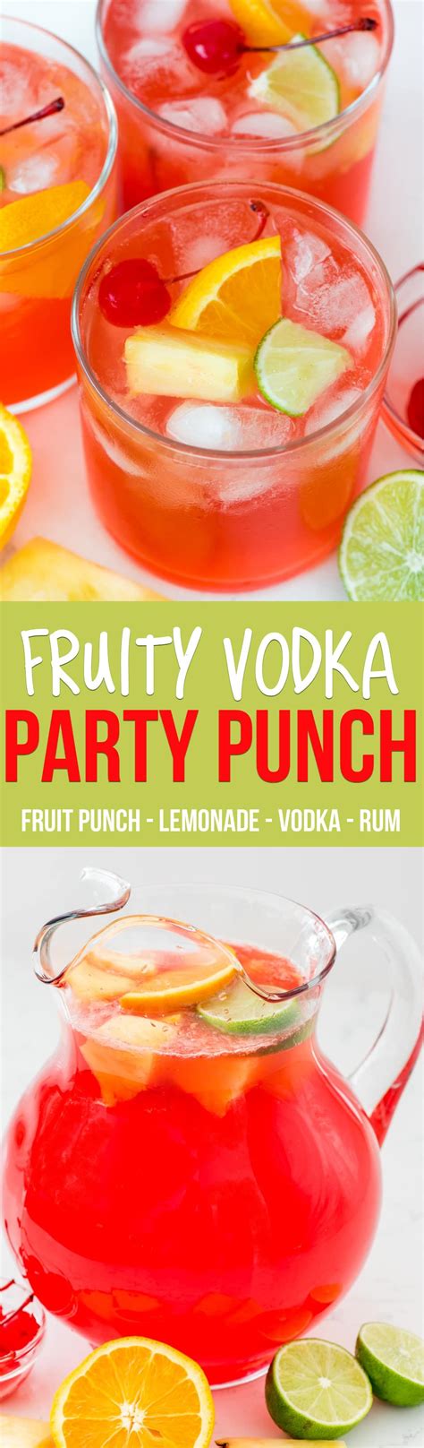 Lemonade Vodka Rum Punch