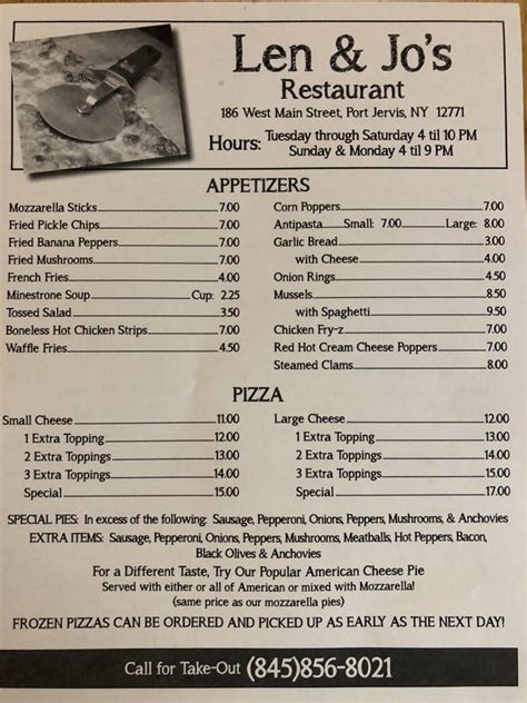3 Ninja’s Express Port Jervis Home Port Jervis, New York Menu