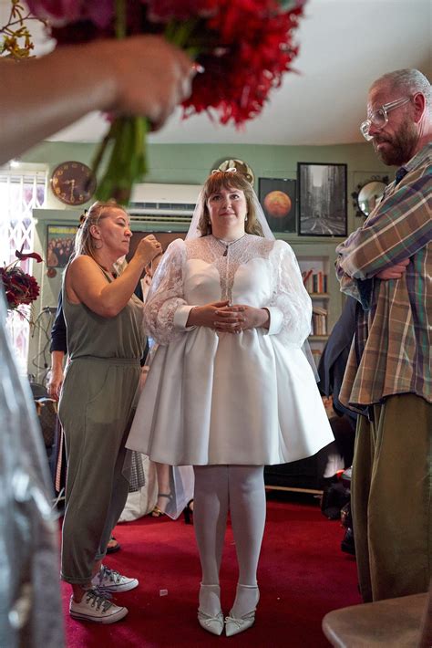 All About Lena Dunham's Three Wedding Dresses to Marry Luis Felber