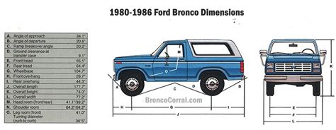length of ford bronco