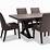 Dining Set Lennox Walnut Dining Table and 2 Dining Chairs LEN003 by