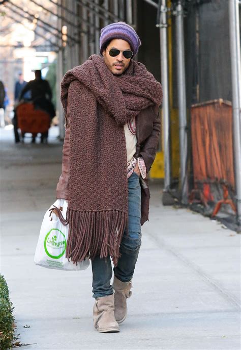 lenny kravitz blanket scarf