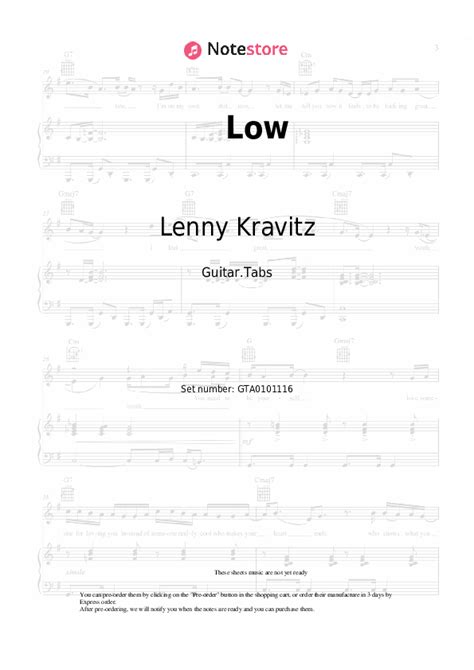 lenny kravitz low chords