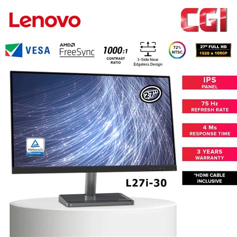 Lenovo L27i 30 Monitor: Driver & Manual Download