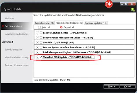 lenovo auto update bios