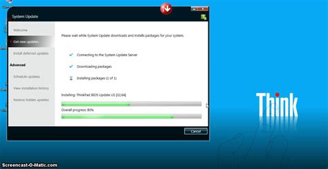 lenovo bios update install