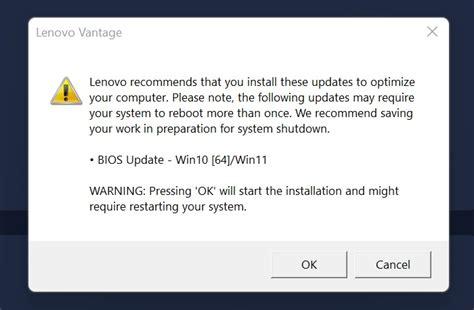 lenovo bios update utility 10/11 failed