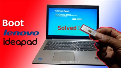 lenovo boot from usb not working