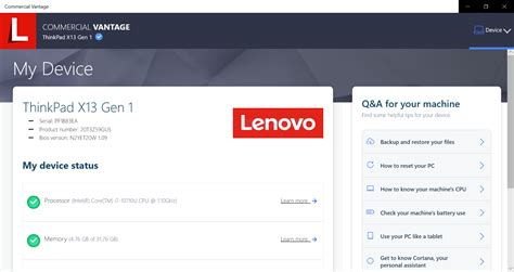 lenovo commercial vantage download free