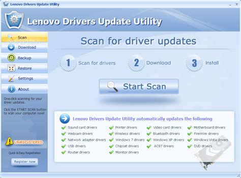 lenovo driver auto update