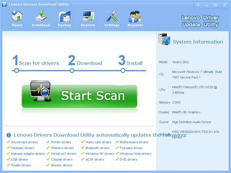 lenovo drivers tool download