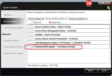 lenovo system update 64 bit windows 10