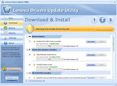 lenovo system updates windows 10 drivers