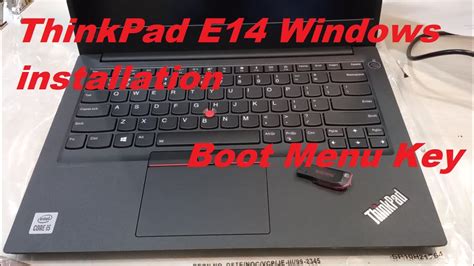 lenovo thinkpad laptop boot menu key