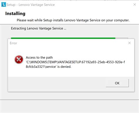 lenovo vantage cannot install