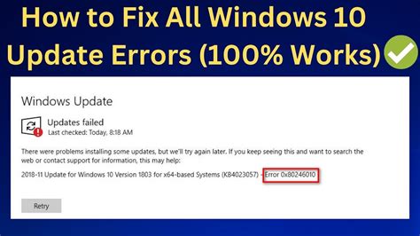 lenovo windows update problem