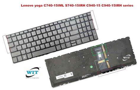 lenovo yoga c740 - 15iml keyboard