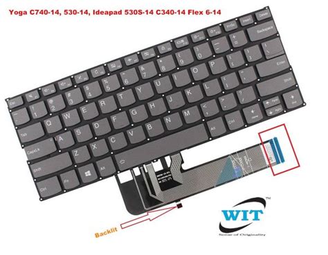 lenovo yoga c740-14iml keyboard