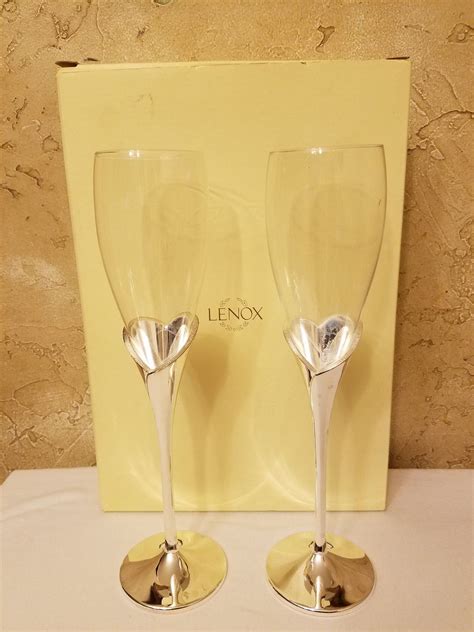 lenox wedding promises champagne flutes