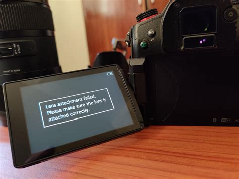 Lens Attachment Failed Gh5