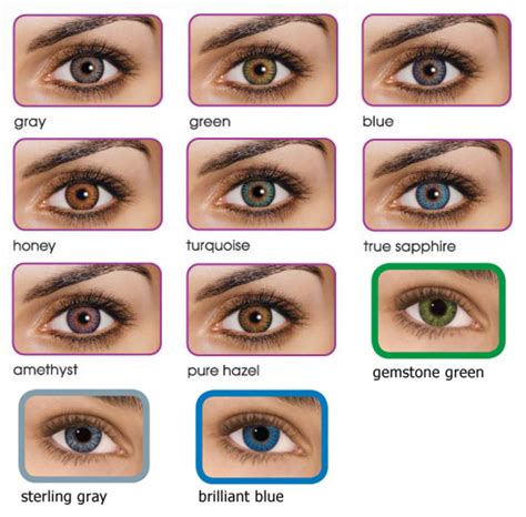 lens contacts colors