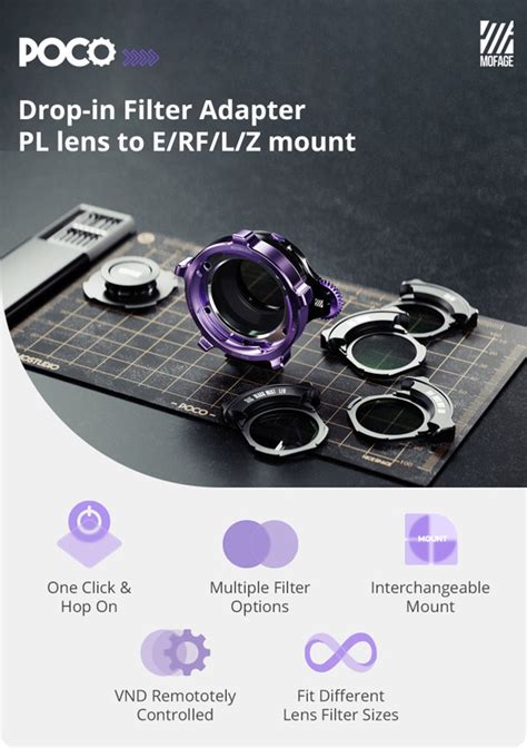 Lens Filter Size Adapter
