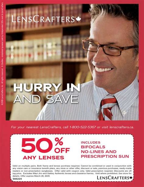 lenscrafters coupons good with ins