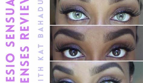 Make Up avec des lentilles "vertamande" YouTube