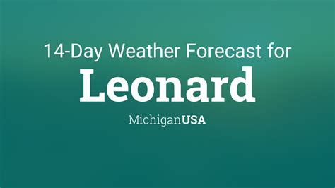 Leonard Mi Weather