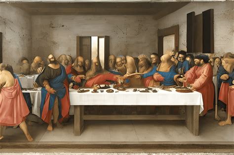 leonardo da vinci last supper material