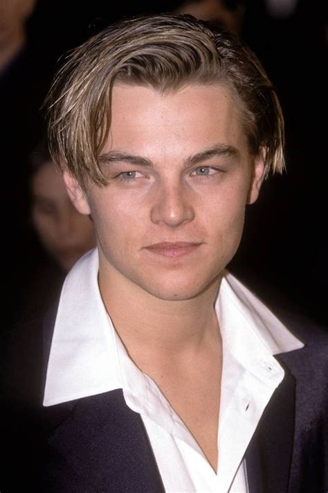 leonardo dicaprio 90s hairstyle