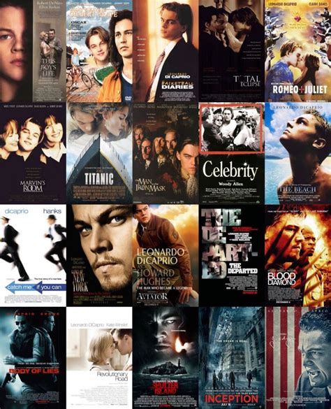 leonardo dicaprio all films