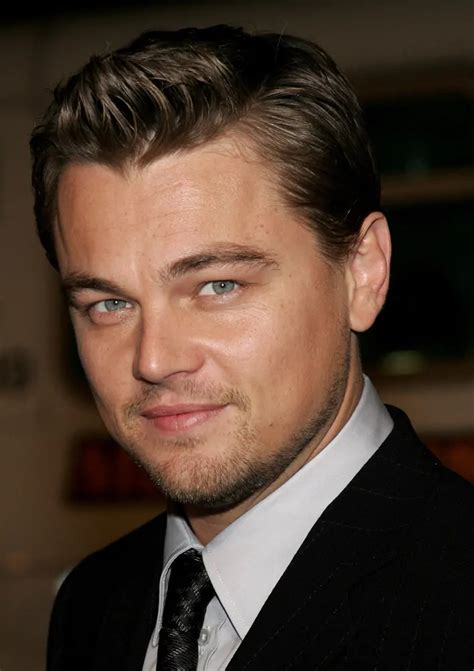 leonardo dicaprio short hair