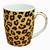 leopard print coffee mug